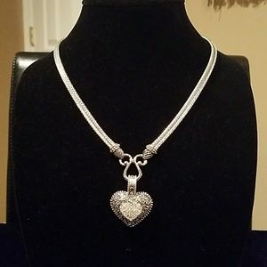 Lia Sophia silver necklace
